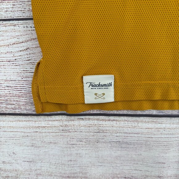 Tracksmith Athletic Shorts and Tank Set in Mustard and White - Picture 16 of 16